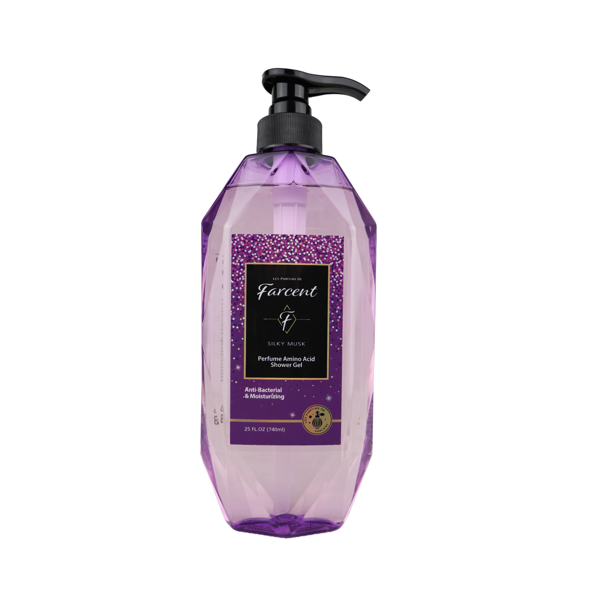 Farcent Silky Musk Perfume Amino Acid Shower Gel 740mL
